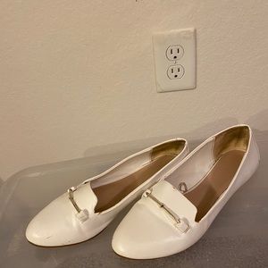Aldo white sliders